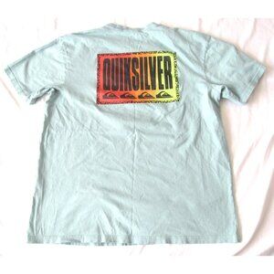 Quiksilver T-Shirt Men Casual Graphic Cotton Athleisure Relaxed Fit Sz XL(MT990)